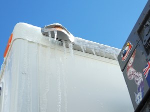 Tested cold weather performance of habitat using small space heater