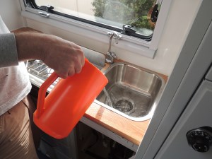 Tested sink drain and checked for leaks