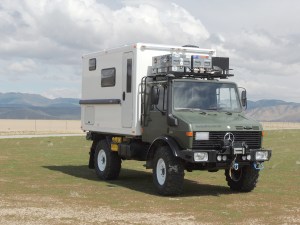 Applied Wabi-Sabi Overland vinyl decals to truck and habitat