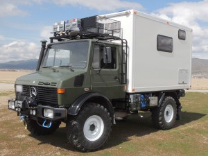 Drove truck to heat up fluids