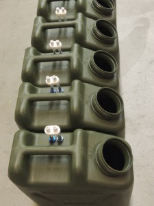 Fabricated and installed water pick up tubes