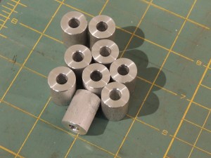 Fabricated compression plugs for inside tubes of new ladder assembly