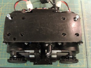 Fabricated rubber compressor mount pad