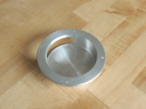 Fabricated toilet vent fan splash guard