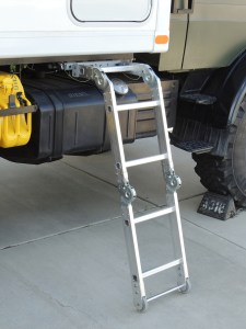 Finished fabricating new folding entry ladder