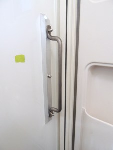 Installed forward internal grab handle