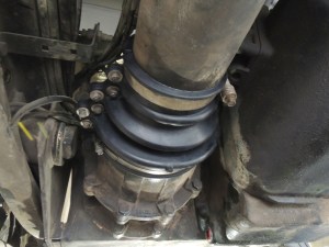 Installed new rear drive shaft boot