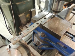 Modified existing habitat ladder mount to accommodate old and new ladders