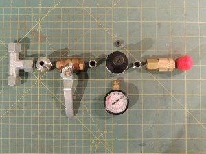 Ordered and received components for auxiliary air take-off system