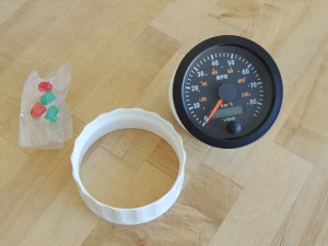 Received new programmable electronic speedometer