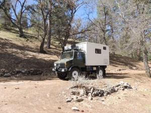 Took truck on short road trip