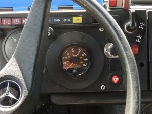 Wired and installed speedometer