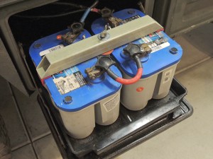 Installed New Pinzgauer Fiberglass Battery Hold Down
