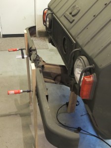 Removed Pinzgauer Front Structure