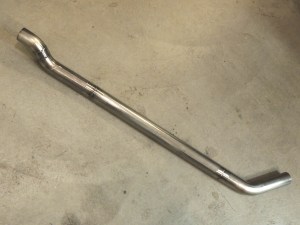 Finished Custom Exhaust Pipe