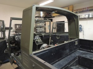 Pinzgauer B Pillar to Habitat Adapter Final Painted